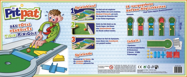 Noris 606064190 - Pitpat Tisch-Minigolf