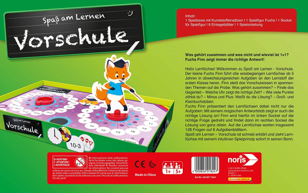 Noris 606071824 - Spaß am Lernen - Vorschule
