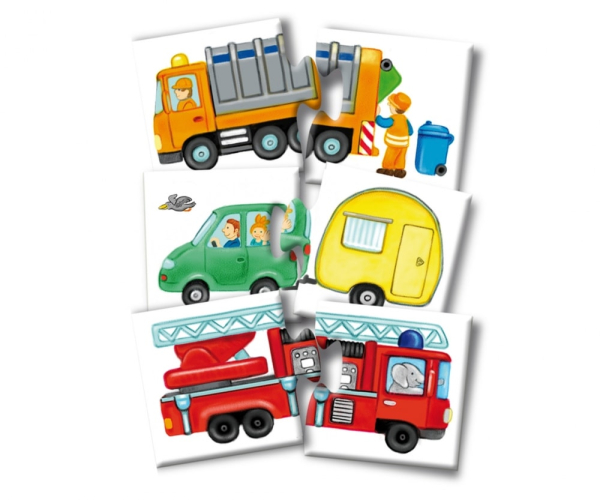 Noris 608985663 - Fahrzeuge Puzzle