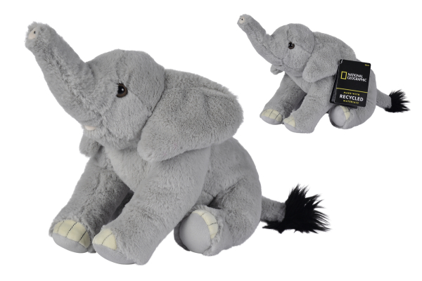 Simba 6315870101 - Disney National Geographic Afrikanischer Elefant, ca.25 cm