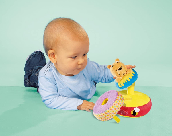 Simba 6315873650 - Disney Winnie the Pooh Stapelpyramide ca. 23 cm