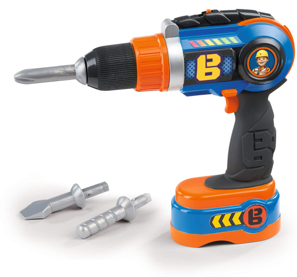 Smoby 360130 - Bob der Baumeister, Akkuschrauber elektrisch