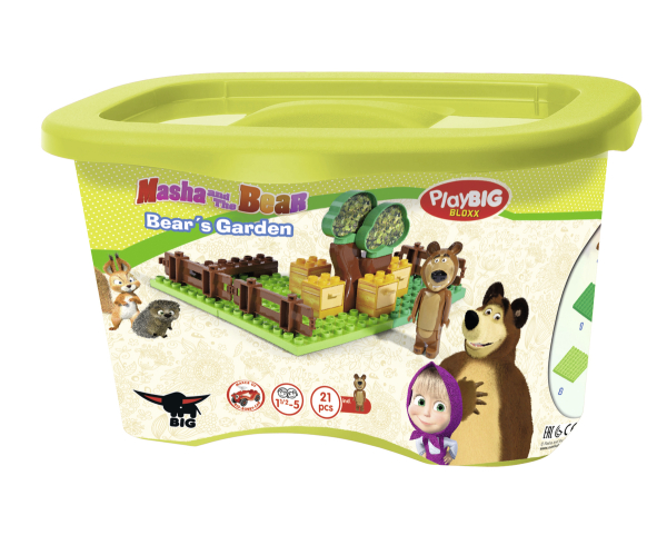 BIG 800057092 - PlayBIG Bloxx Mascha und der Bär - Misha's Garden