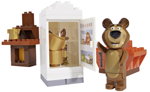 BIG 800057093 - PlayBIG Bloxx Mascha und der Bär - Misha's Room