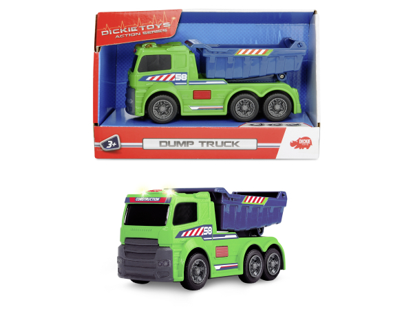 Dickie 203302005 - Dump Truck, Lastwagen Kipplaster