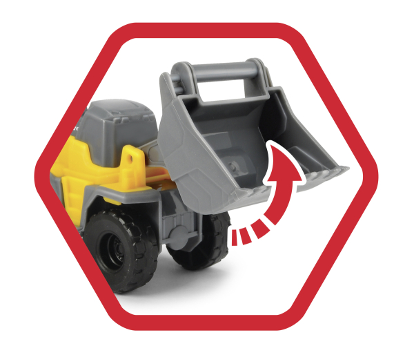 Dickie 203725005 - Construction - Mack/Volvo Micro Builder Truck