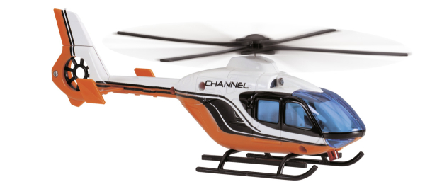 Dickie 203744002 - Service Helicopter, 3-fach sortiert