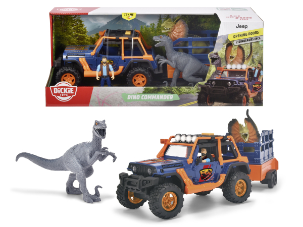 Dickie 203837024 - Playlife, Dino Commander, Try Me