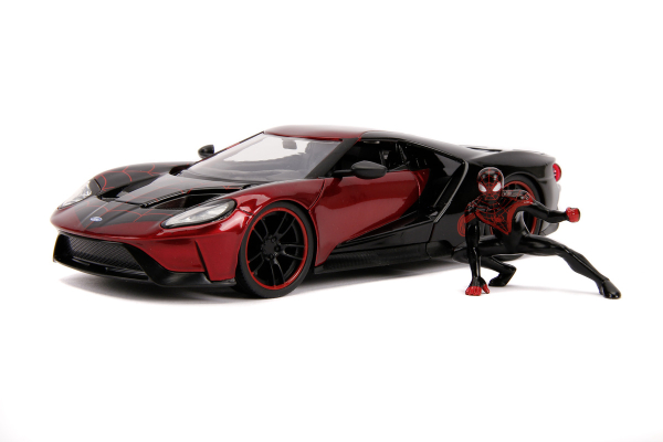 Jada 253225008 - 1:24 Spiderman Miles Morales 2017 Ford GT