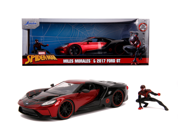 Jada 253225008 - 1:24 Spiderman Miles Morales 2017 Ford GT
