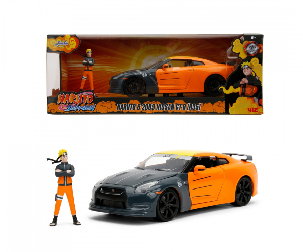 Jada 253255054 - 1:24 Naruto 2009 Nissan GT-R inkl. Figur