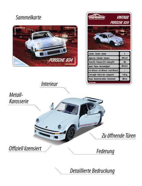 Majorette 212052010Q02 - Vintage Porsche 934