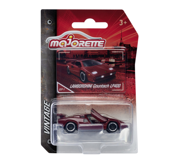 Majorette 212052010Q09 - Vintage Lamborghini Countach rot