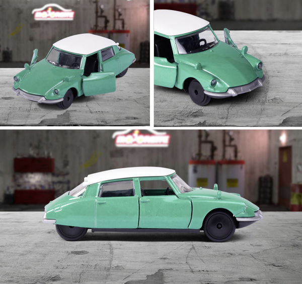 Majorette 212052010Q11 - Vintage Citroën DS 19, green