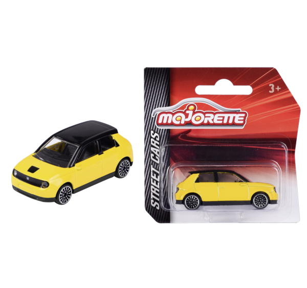 Majorette 212053051Q10 - Street Cars Honda E, gelb