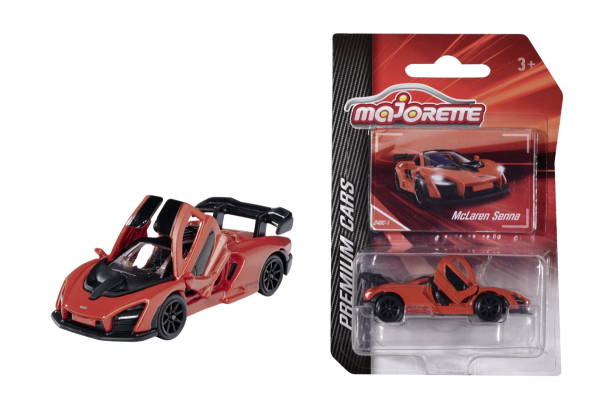 Majorette 212053052Q28 - Premium Cars McLaren Senna orange