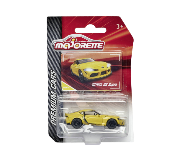 Majorette 212053052Q29 - Premium Cars Toyota GR Supra gelb
