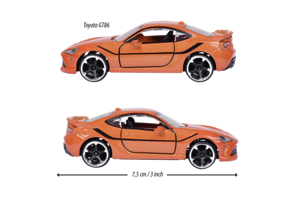 Majorette 212053052Q32 - Premium Cars Toyota GT86, orange