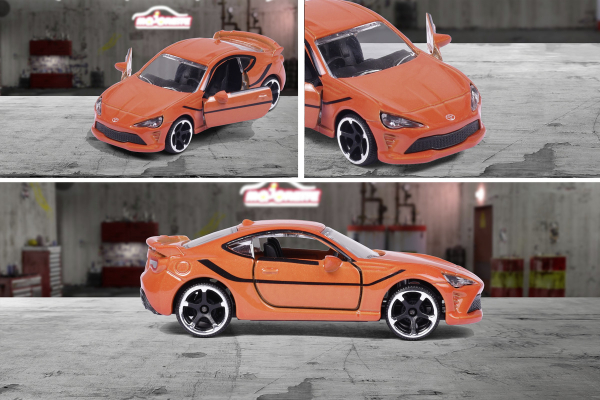 Majorette 212053052Q32 - Premium Cars Toyota GT86, orange