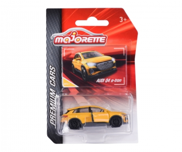 Majorette 212053052Q34 - Premium Cars Audi Q4 e-tron, gelb