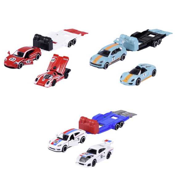 Majorette 212053112 - 1:64 Porsche Motorsport Race Trailer