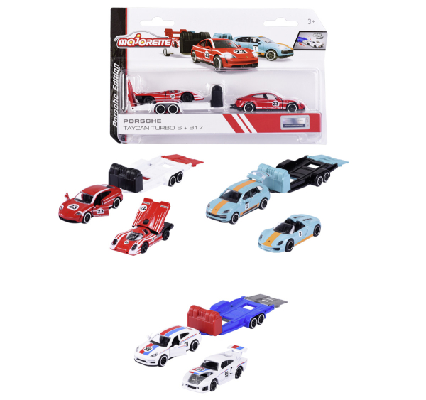 Majorette 212053112 - 1:64 Porsche Motorsport Race Trailer