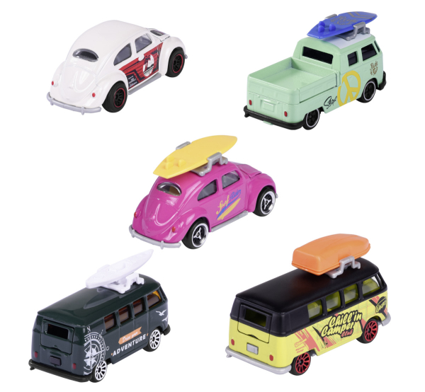 Majorette 212055008 - VW The Originals 5 Pieces Pack