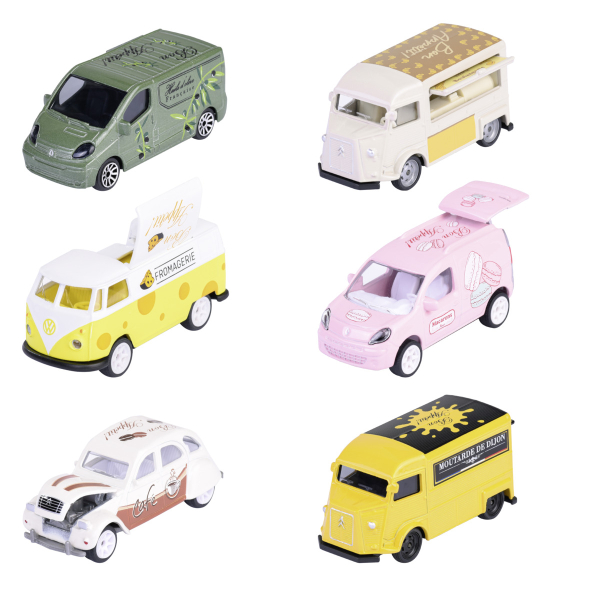 Majorette 212055013 - French Touch Deluxe Cars, 6-sortiert