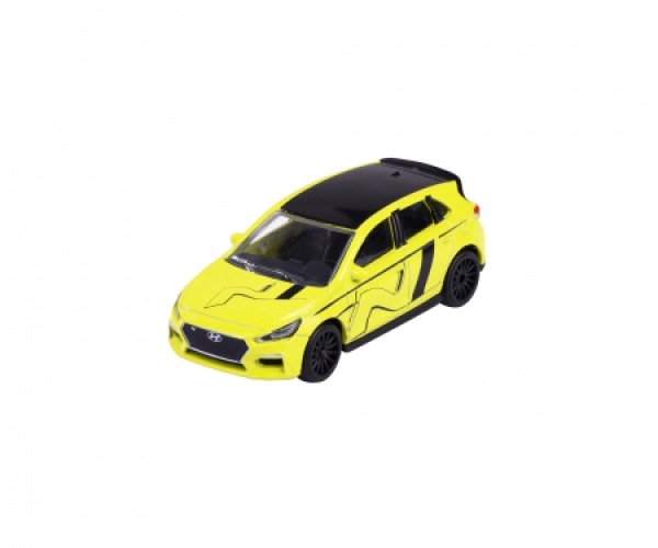 Majorette 212084009Q32 - Racing Hyundai i30N, gelb