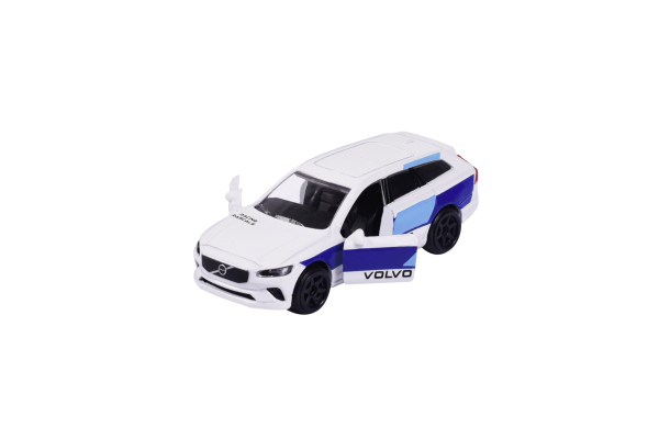 Majorette 212084009Q30 - Racing Volvo V90, blau/weiss