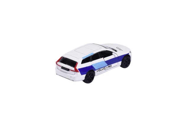 Majorette 212084009Q30 - Racing Volvo V90, blau/weiss