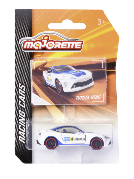 Majorette 212084009Q31 - Racing Toyota GT86 Bilstein weiß/blau