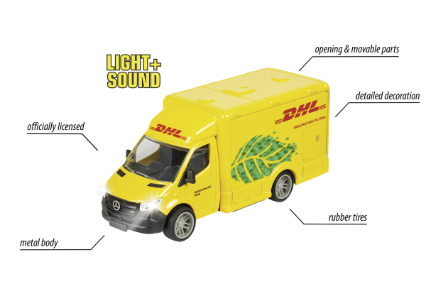 Majorette 213742000 - Mercedes-Benz Sprinter DHL
