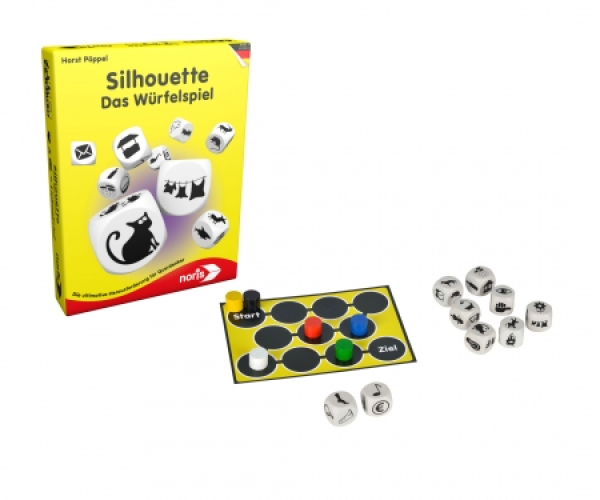NORIS 606121478 - Silhoutte Würfelspiel