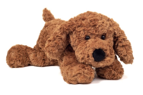 Teddy Hermann 919742 - Schlenkerhund braun, ca. 28 cm