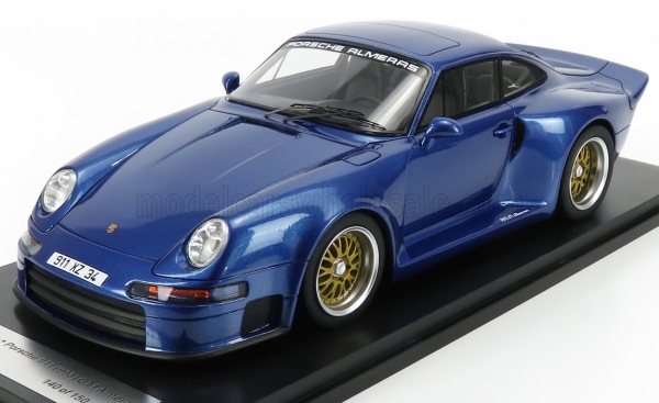 Kess 1:18 Porsche 911 993 GT1 Almeras blau metallic  - limitiert