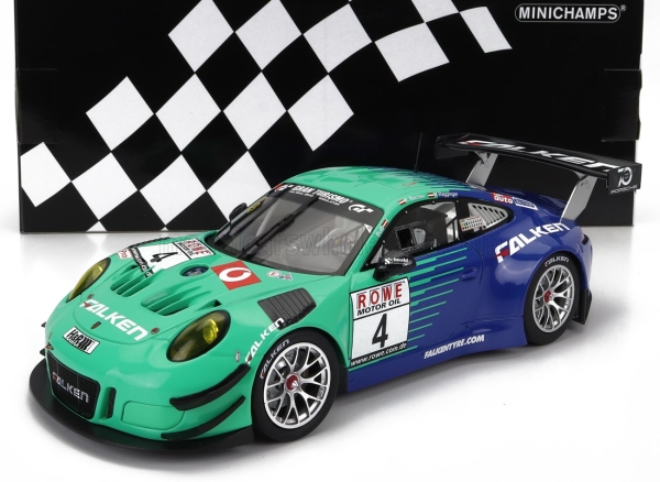 Minichamps - 1:18 Porsche 911 991 GT3 Team FALKEN Motorsport #4 Winnter VLN6 2018