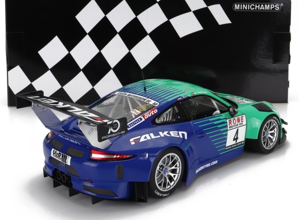 Minichamps - 1:18 Porsche 911 991 GT3 Team FALKEN Motorsport #4 Winnter VLN6 2018