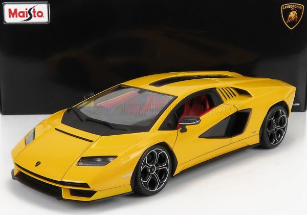 Maisto 31459Y - 1:18 Lamborghini Countach LPi 800-4 2021 yellow met