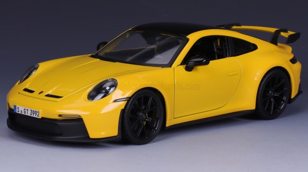 Maisto 36458Y - 1:18 Porsche 911 992 GT3 Coupé 2022 yellow LIMITED