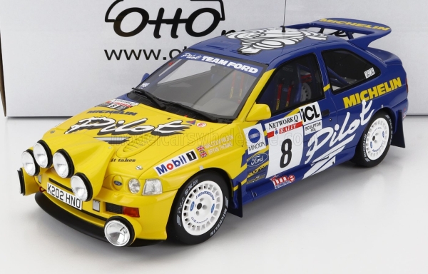 OTTO MOBILE 1:18 Ford Escort RS Cosworth Michelin #8 3rd Rally RAC Lombard 1993