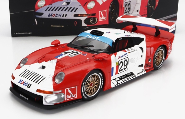 WERK83 W18013005 - 1:18 Porsche 911 GT1 3.2L Turbo Team Societe JB #29