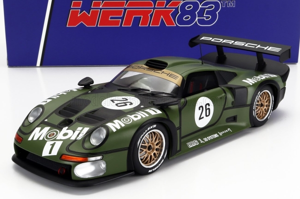 WERK83 W18013008 - 1:18 Porsche 911 GT1 3.2L Turbo Team Porsche AG Mobil1 #26