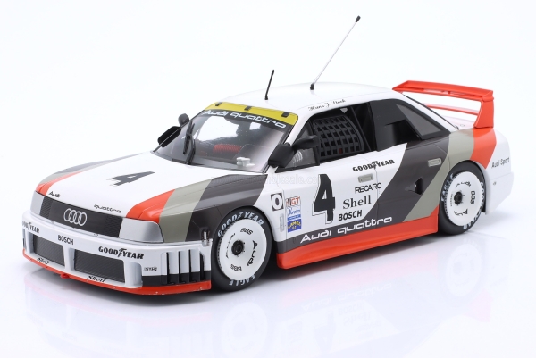 WERK83 W1806003 - 1:18 WERK83 1:18 AUDI 90 QUATTRO TEAM AUDI SPORT #4 2nd PORTLAND IMSA 1989 H.J.STUCK
