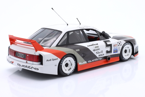 WERK83 W1806002 - 1:18 AUDI 90 QUATTRO TEAM AUDI SPORT #5 500KM ROAD AMERICA IMSA 1989 H.HAYWOOD - S.GOODYEAR