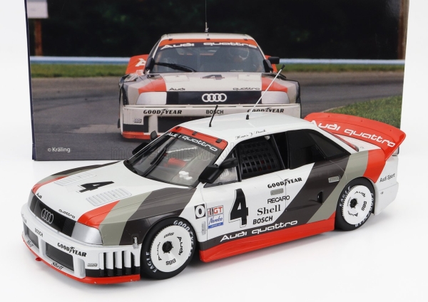 WERK83 W1806001 - 1:18 Audi 90 Quattro Team Audi Sport #4 Winner IMSA WATKINS GLEN 1989 H.J.Stuck - W.Röhrl