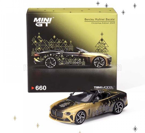TRUESCALE - 1:64 BENTLEY MULLINER BACALAR CABRIOLET - CHRISTMAS EDITION 2023