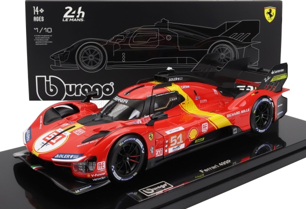 Bburago BU16311-51-VET - 1:18 Ferrari 399P 3.0L Turbo V6 Team Ferrari AF Corse #51