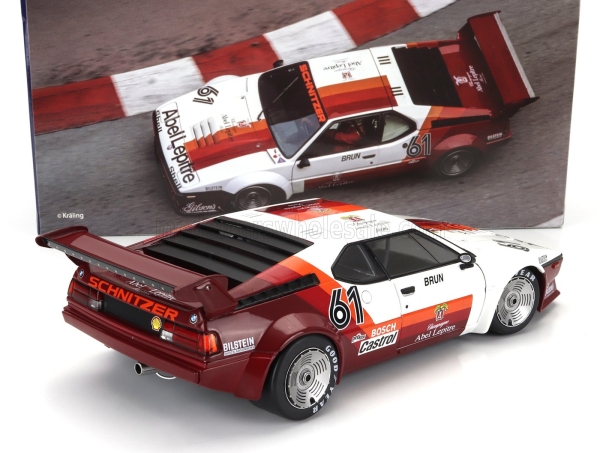 WERK83 W1803016 - 1:18 BMW M1 M88 3.5L #61 Procar Series Monaco Race 1980