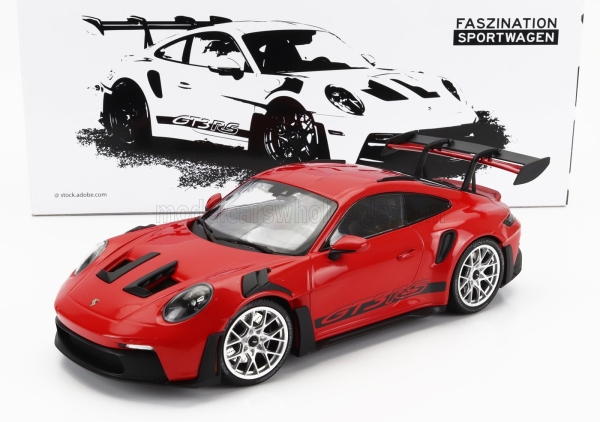 Minichamps 153062238 - 1:18 Porsche 911 992 GT3 RS Coupé 2023 rot, limitiert 300 Stück
